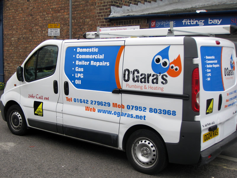 O’Gara’s van decal